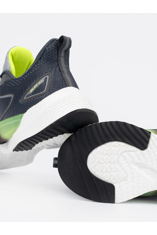 šedá sportovní obuv z m elementem šedá sportovní obuv z m elementem