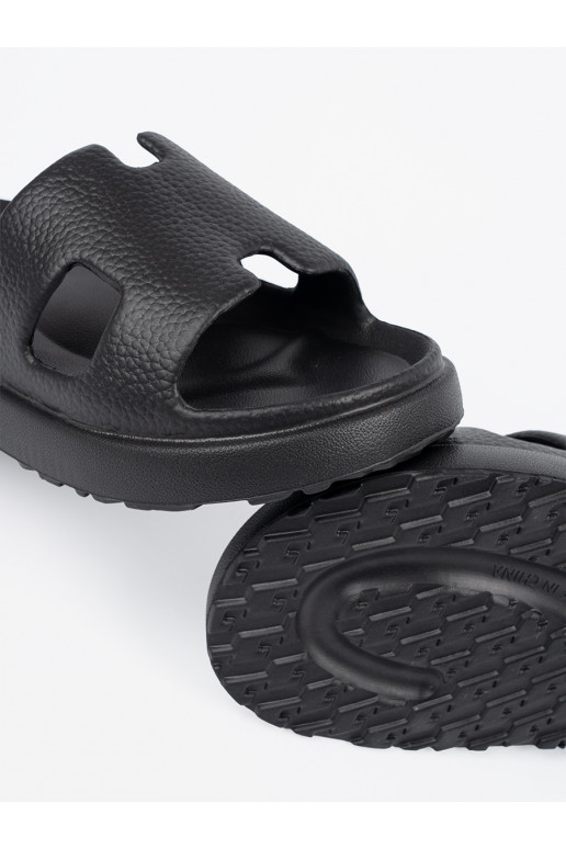 Pantofle  s platformou Černé