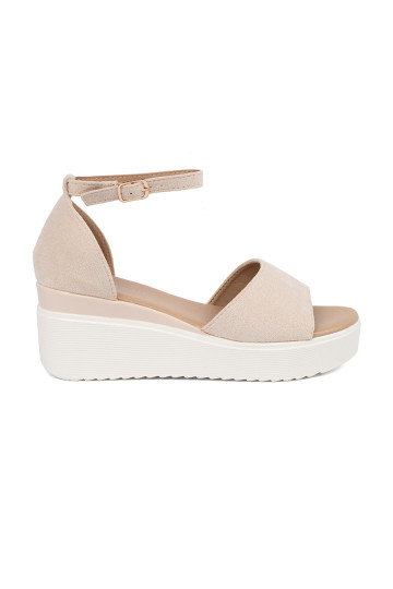 slonová kost sandály  na bíléj ie