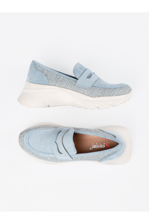 modrá Tenisky s masivním podpatkem modrá Tenisky s masivním podpatkem