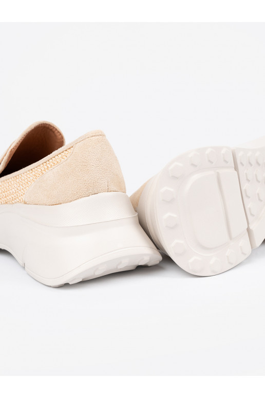 slonová kost Tenisky s masivním podpatkem slonová kost Tenisky s masivním podpatkem