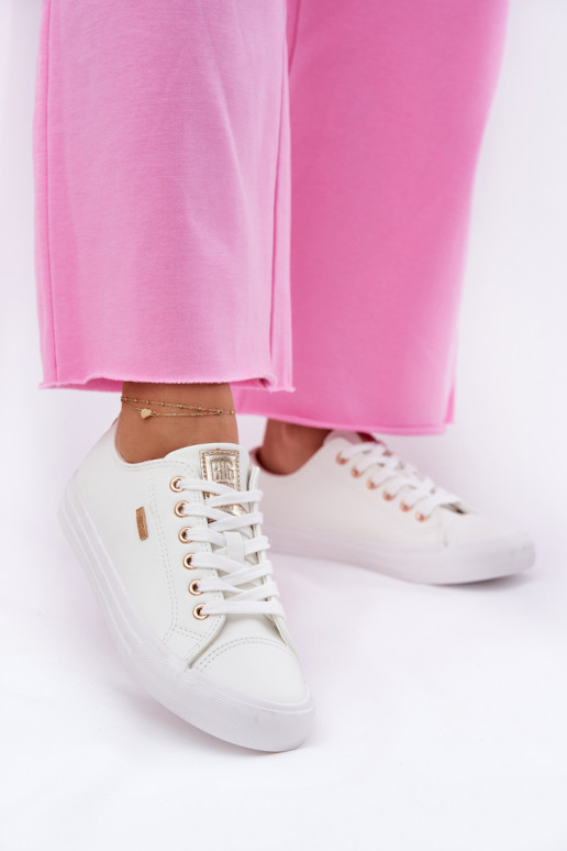 Ležérní obuv z ekologické kůže Big Star RR274748 bílé Ležérní obuv z ekologické kůže Big Star RR274748 bílé