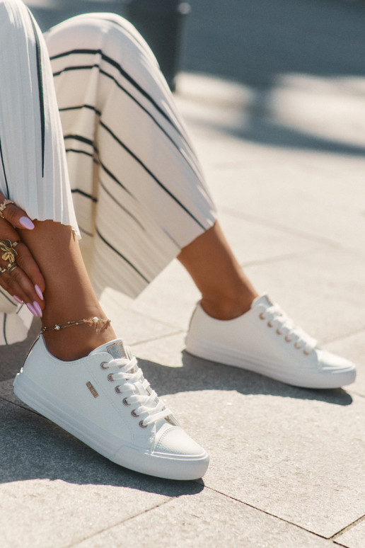 Ležérní obuv z ekologické kůže Big Star RR274748 bílé Ležérní obuv z ekologické kůže Big Star RR274748 bílé