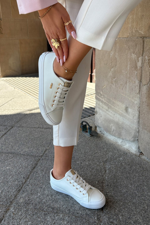 Ležérní obuv z ekologické kůže Big Star RR274748 bílé Ležérní obuv z ekologické kůže Big Star RR274748 bílé