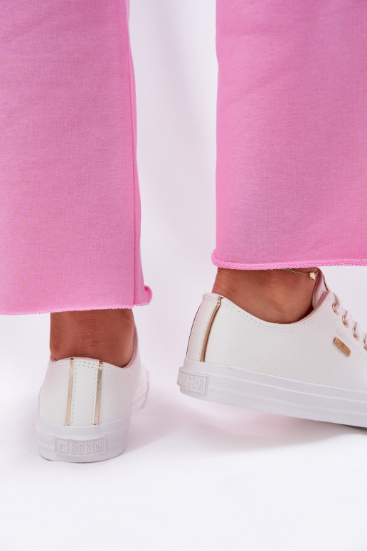 Ležérní obuv z ekologické kůže Big Star RR274748 bílé Ležérní obuv z ekologické kůže Big Star RR274748 bílé