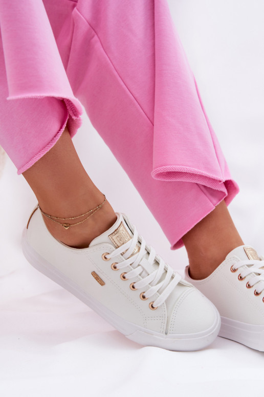 Ležérní obuv z ekologické kůže Big Star RR274748 bílé Ležérní obuv z ekologické kůže Big Star RR274748 bílé