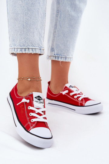 Ležérní obuv Lee Cooper LCW-25-02-3298L červené