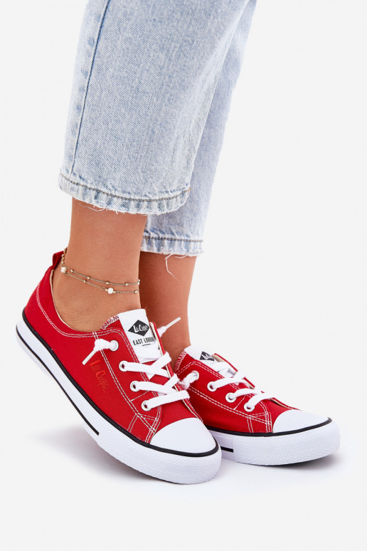 Ležérní obuv Lee Cooper LCW-25-02-3298L červené  Ležérní obuv Lee Cooper LCW-25-02-3298L červené