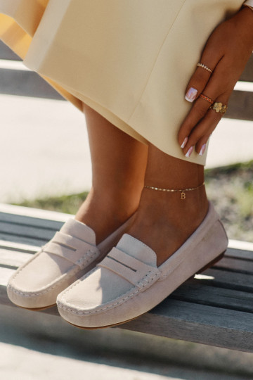 Semišové mokasíny  Big Star RR274947 béžové