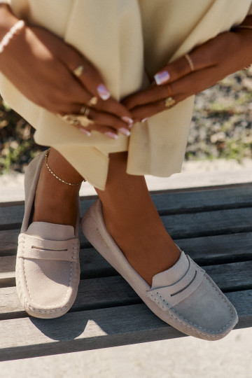 Semišové mokasíny  Big Star RR274947 béžové 2