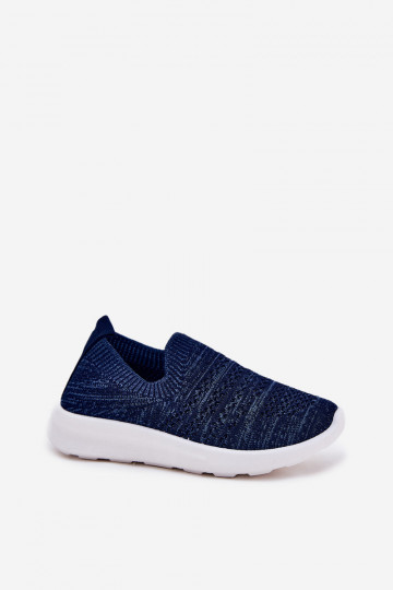 Dětské Slip-on vzor tenisky tmavě modrá Grinala