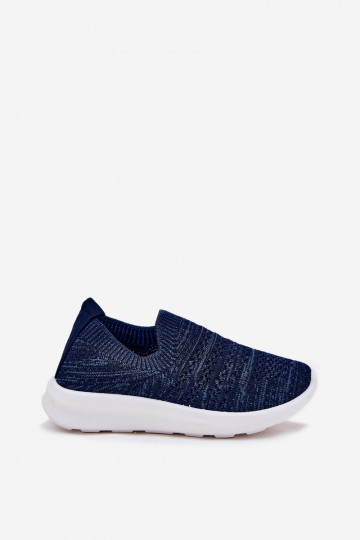 Dětské Slip-on vzor tenisky tmavě modrá Grinala 2