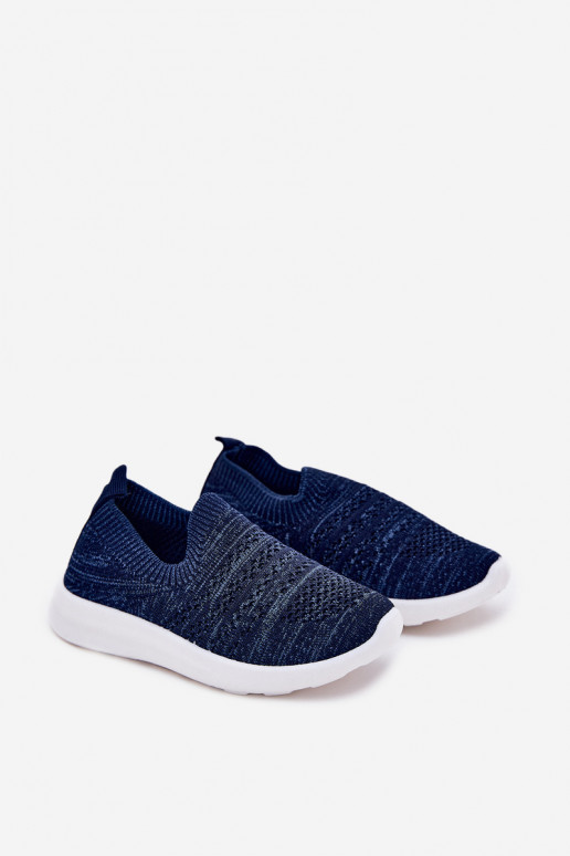 Dětské Slip-on vzor tenisky tmavě modrá Grinala Dětské Slip-on vzor tenisky tmavě modrá Grinala