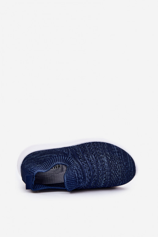 Dětské Slip-on vzor tenisky tmavě modrá Grinala Dětské Slip-on vzor tenisky tmavě modrá Grinala