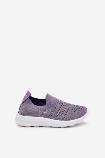 Dětské Slip-on vzor tenisky Barva fialová Grinala 2
