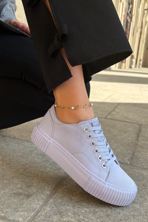 Ležérní obuv Big Star RR274406 Barva fialová  Ležérní obuv Big Star RR274406 Barva fialová