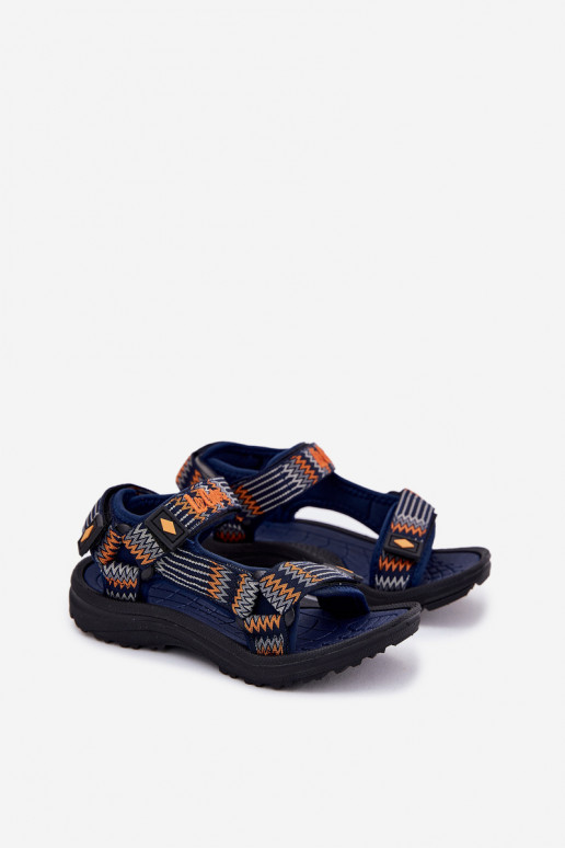 Dětské sandály Lee Cooper LCW-25-34-3571K tmavě modrá Dětské sandály Lee Cooper LCW-25-34-3571K tmavě modrá