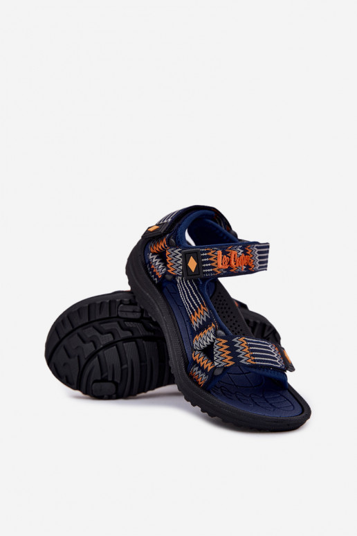 Dětské sandály Lee Cooper LCW-25-34-3571K tmavě modrá Dětské sandály Lee Cooper LCW-25-34-3571K tmavě modrá