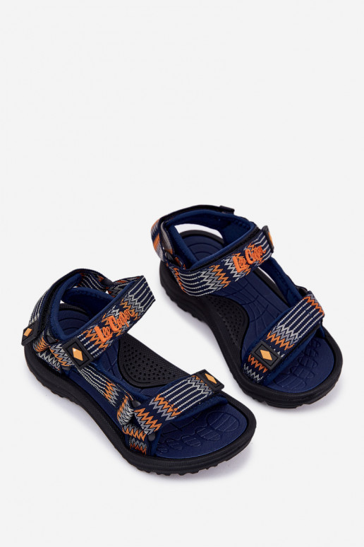 Dětské sandály Lee Cooper LCW-25-34-3571K tmavě modrá Dětské sandály Lee Cooper LCW-25-34-3571K tmavě modrá