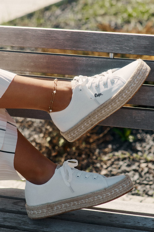 Ležérní obuv  Lee Cooper LCW-25-44-3217 bílé Ležérní obuv  Lee Cooper LCW-25-44-3217 bílé