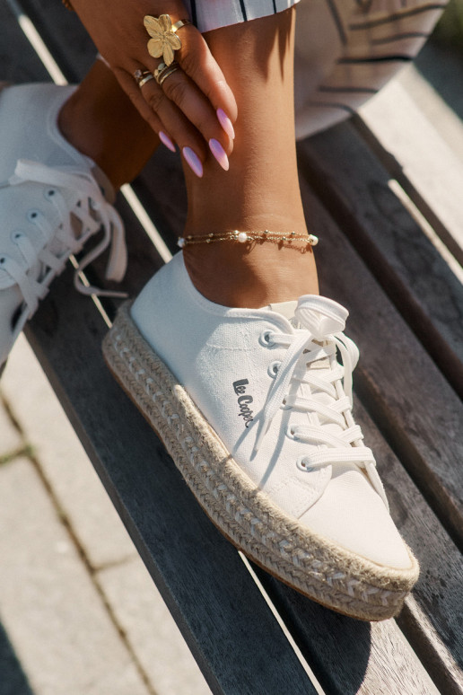 Ležérní obuv  Lee Cooper LCW-25-44-3217 bílé Ležérní obuv  Lee Cooper LCW-25-44-3217 bílé