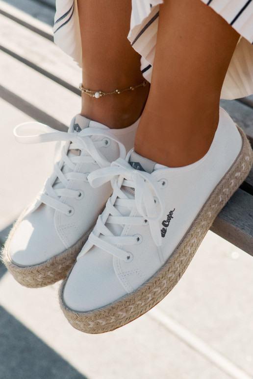 Ležérní obuv  Lee Cooper LCW-25-44-3217 bílé Ležérní obuv  Lee Cooper LCW-25-44-3217 bílé