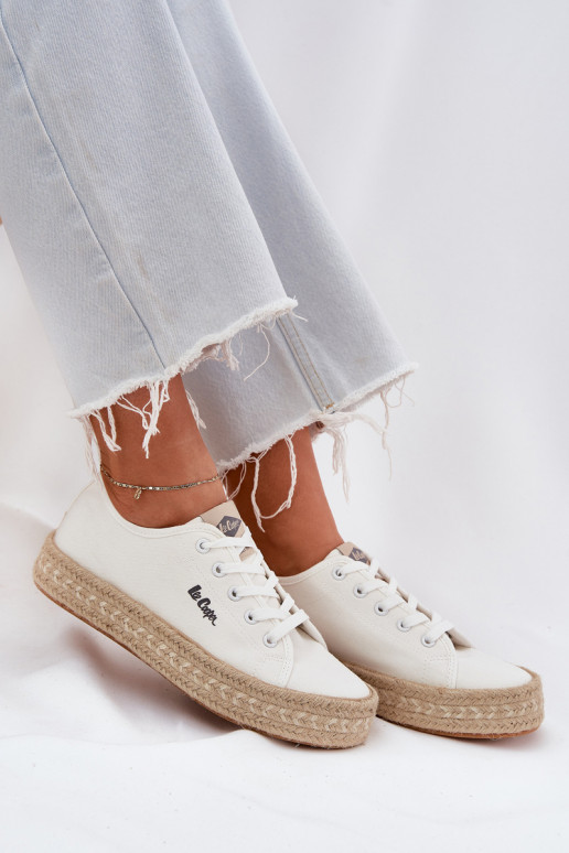 Ležérní obuv  Lee Cooper LCW-25-44-3217 bílé Ležérní obuv  Lee Cooper LCW-25-44-3217 bílé