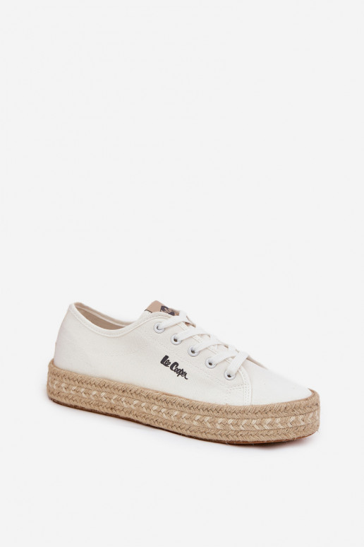 Ležérní obuv  Lee Cooper LCW-25-44-3217 bílé Ležérní obuv  Lee Cooper LCW-25-44-3217 bílé