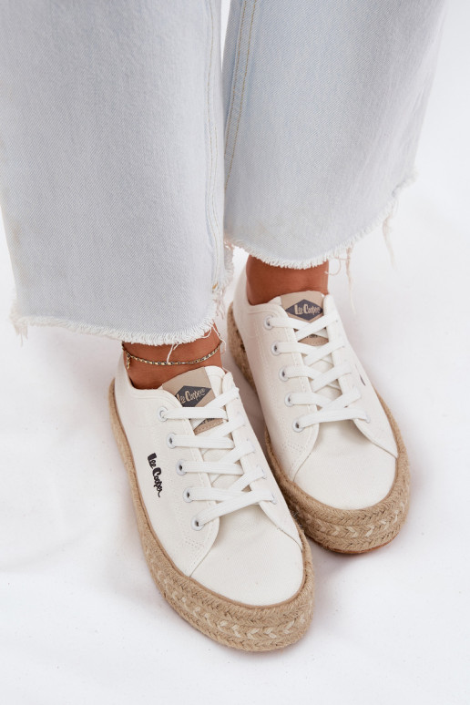 Ležérní obuv  Lee Cooper LCW-25-44-3217 bílé Ležérní obuv  Lee Cooper LCW-25-44-3217 bílé