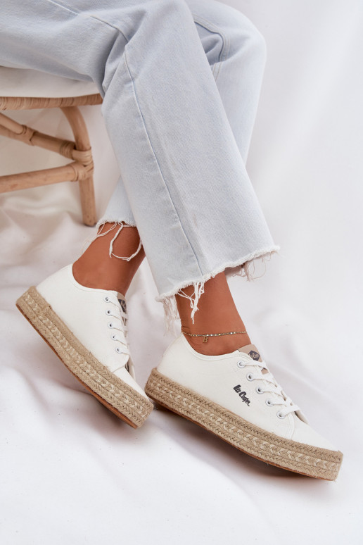 Ležérní obuv  Lee Cooper LCW-25-44-3217 bílé Ležérní obuv  Lee Cooper LCW-25-44-3217 bílé