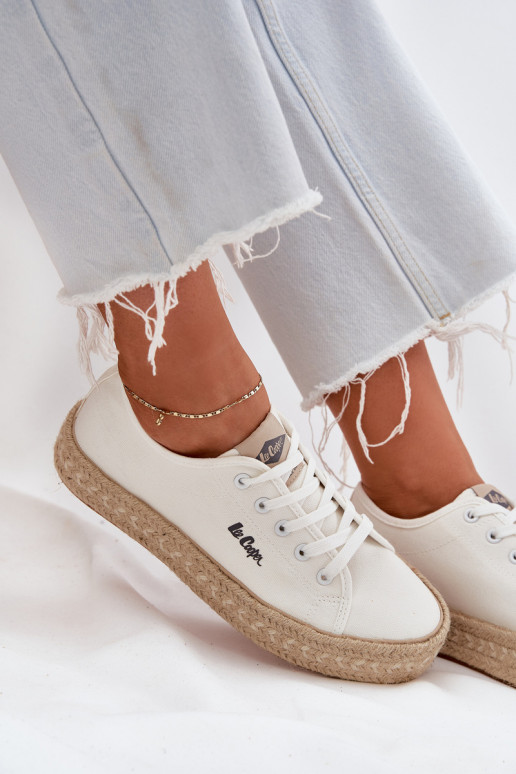 Ležérní obuv  Lee Cooper LCW-25-44-3217 bílé Ležérní obuv  Lee Cooper LCW-25-44-3217 bílé