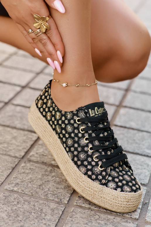 Ležérní obuv s platformou  Lee Cooper LCW-25-08-3647L Černé  Ležérní obuv s platformou  Lee Cooper LCW-25-08-3647L Černé