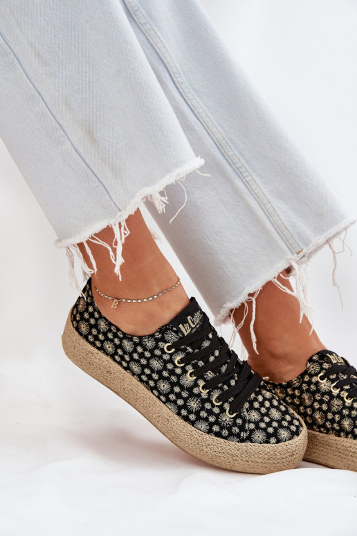 Ležérní obuv s platformou  Lee Cooper LCW-25-08-3647L Černé  Ležérní obuv s platformou  Lee Cooper LCW-25-08-3647L Černé