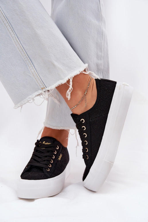 Ležérní obuv s krajkou Lee Cooper LCW-25-31-3439L Černé Ležérní obuv s krajkou Lee Cooper LCW-25-31-3439L Černé