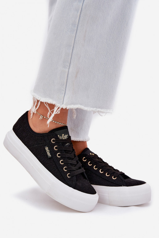 Ležérní obuv s krajkou Lee Cooper LCW-25-31-3439L Černé Ležérní obuv s krajkou Lee Cooper LCW-25-31-3439L Černé