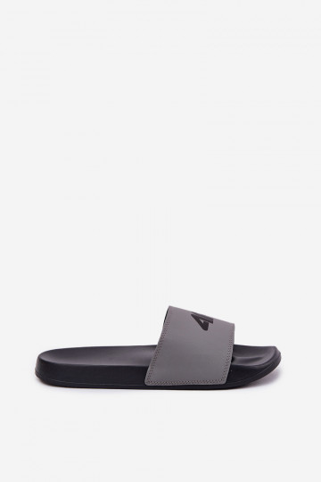 Pantofle  4F 4FRMM00FSLIM011-25S šedá 2