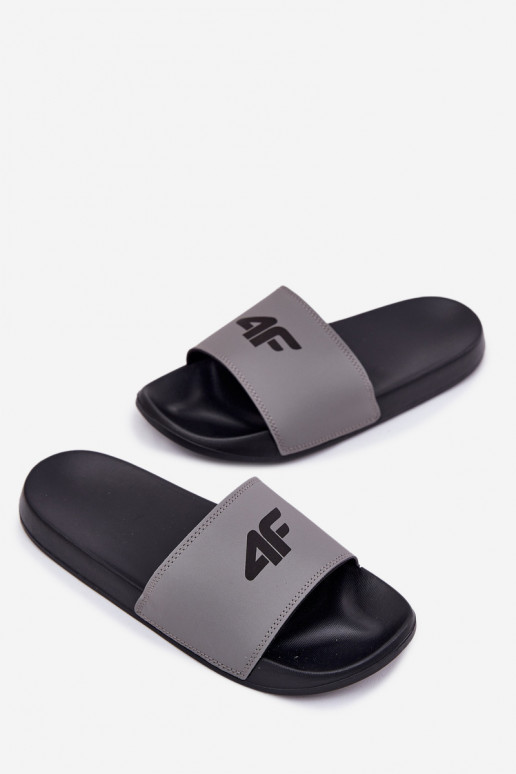 Pantofle  4F 4FRMM00FSLIM011-25S šedá Pantofle  4F 4FRMM00FSLIM011-25S šedá
