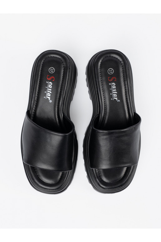 Pantofle s platformou Černé Pantofle s platformou Černé