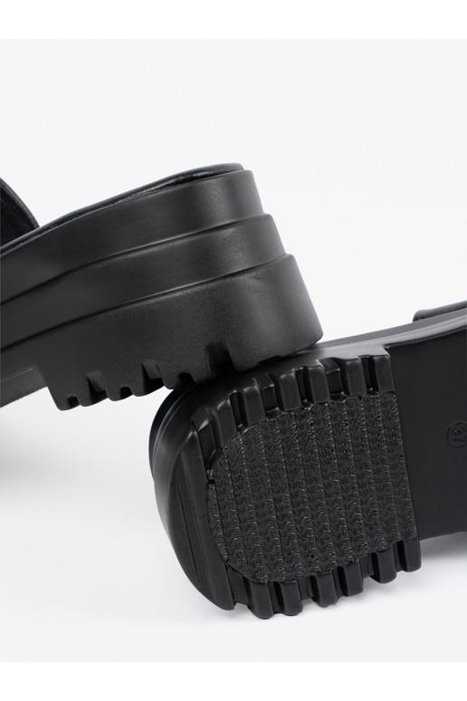 Pantofle s platformou Černé Pantofle s platformou Černé