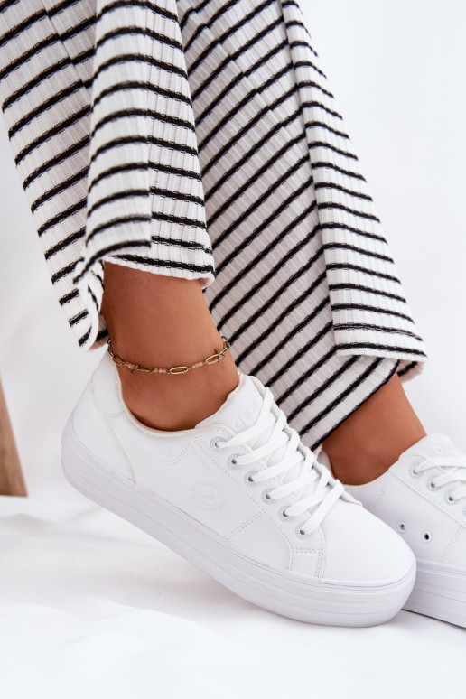 Eko  Ležérní obuv s platformou Big Star RR274298 bílé Eko  Ležérní obuv s platformou Big Star RR274298 bílé