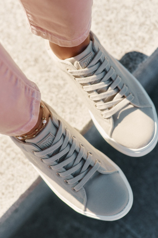  Ležérní obuv s platformou Big Star RR274465 béžové