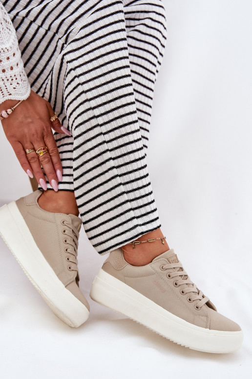  Ležérní obuv s platformou Big Star RR274465 béžové