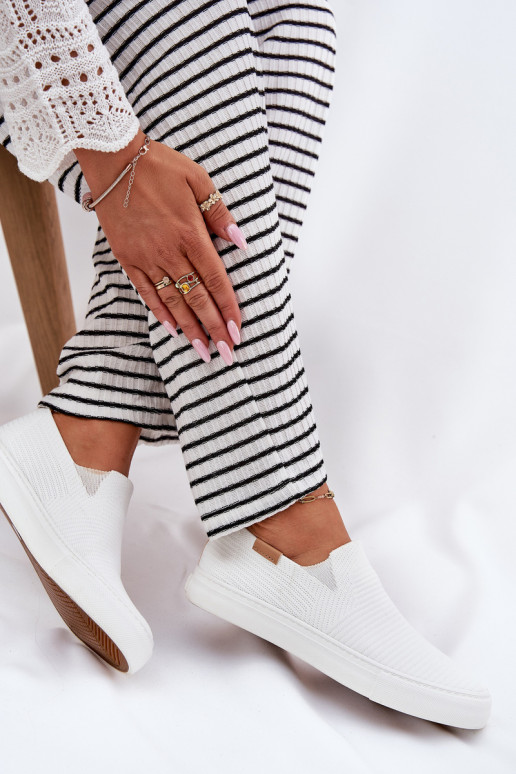 Ležérní obuv Slip-On Big Star RR274717 bílé