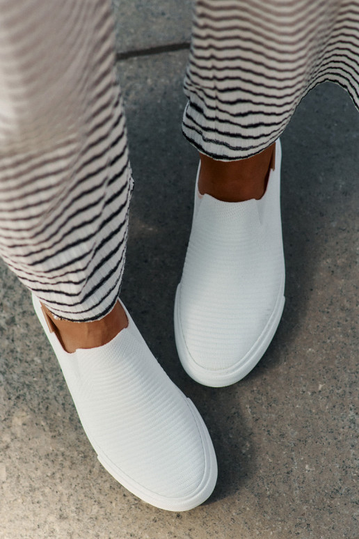 Ležérní obuv Slip-On Big Star RR274717 bílé