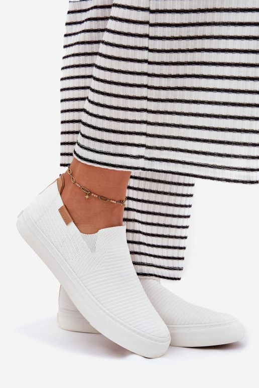 Ležérní obuv Slip-On Big Star RR274717 bílé