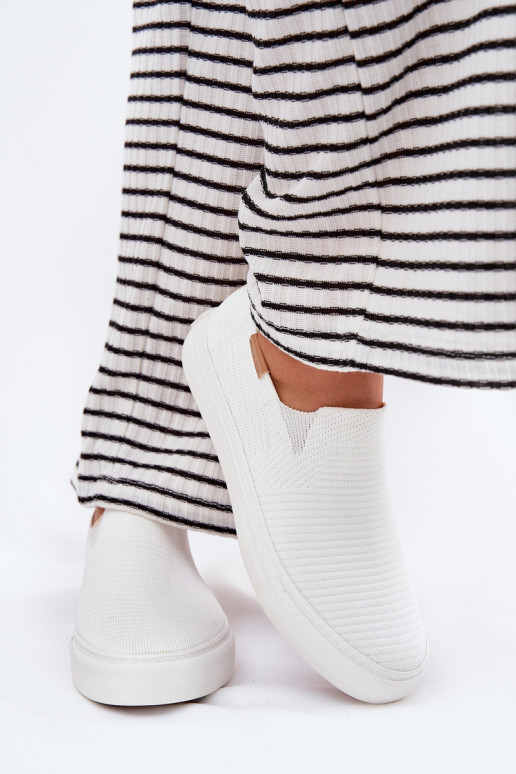 Ležérní obuv Slip-On Big Star RR274717 bílé