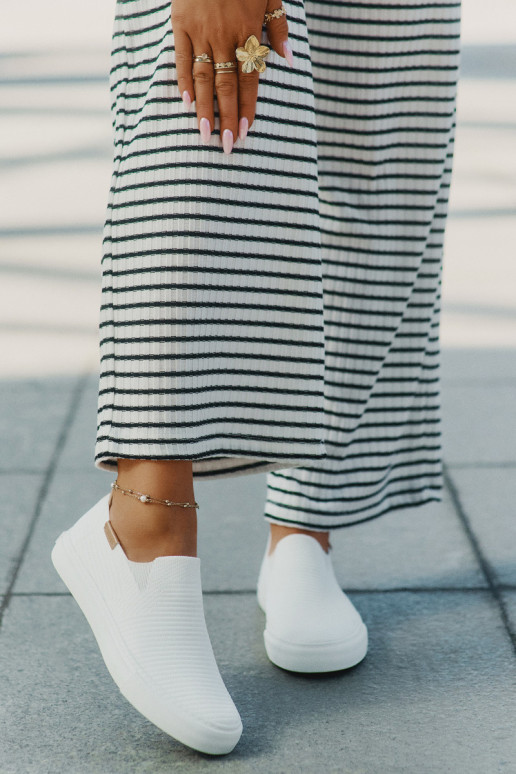 Ležérní obuv Slip-On Big Star RR274717 bílé