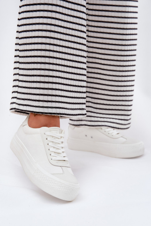 Ležérní obuv s platformou Big Star RR274337 bílé