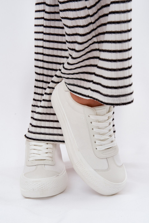 Ležérní obuv s platformou Big Star RR274337 bílé