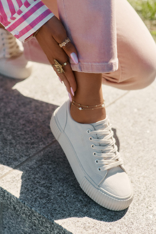 Ležérní obuv Big Star RR274407 béžové  Ležérní obuv Big Star RR274407 béžové